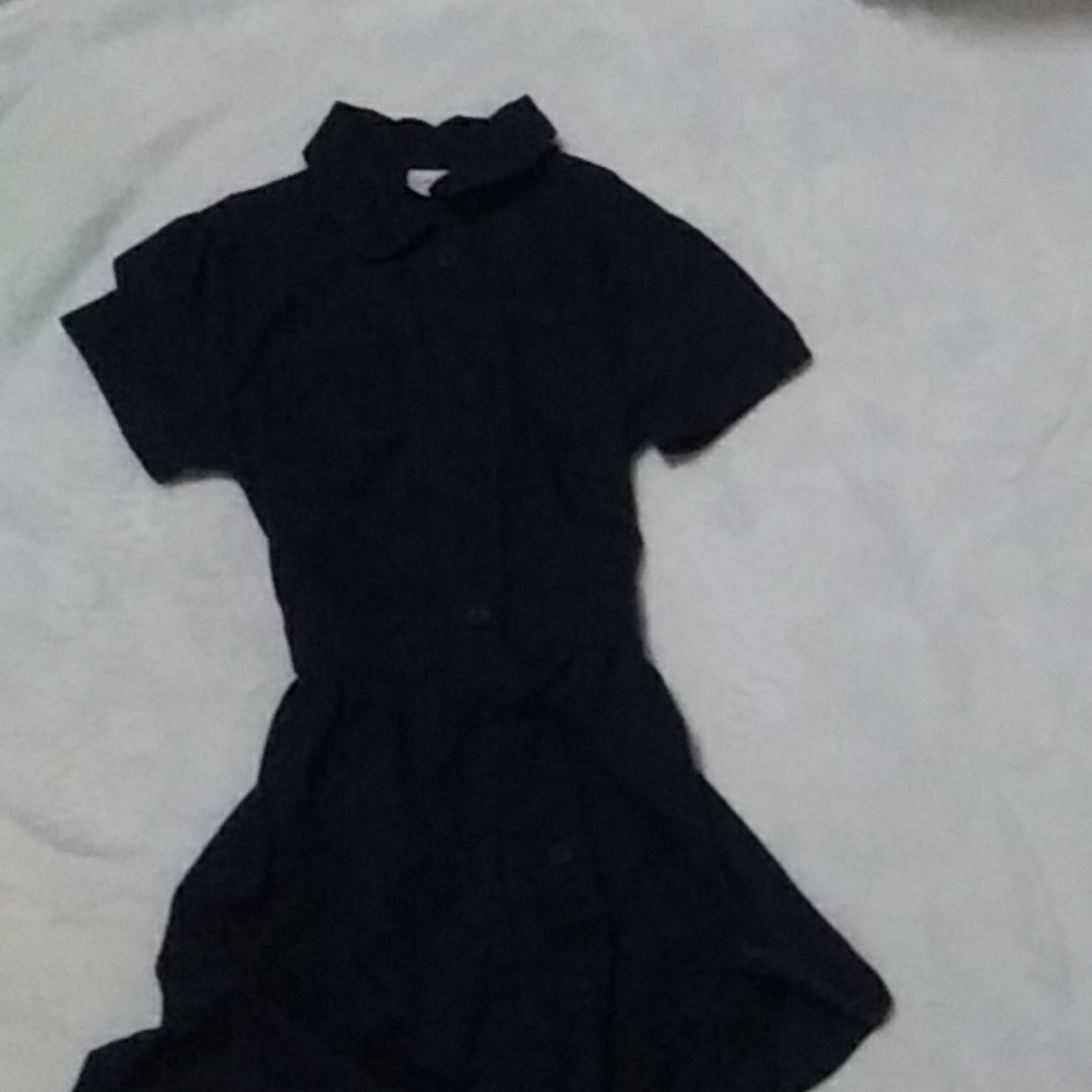 Blue School Uniform Dress (Ties in the Back)
